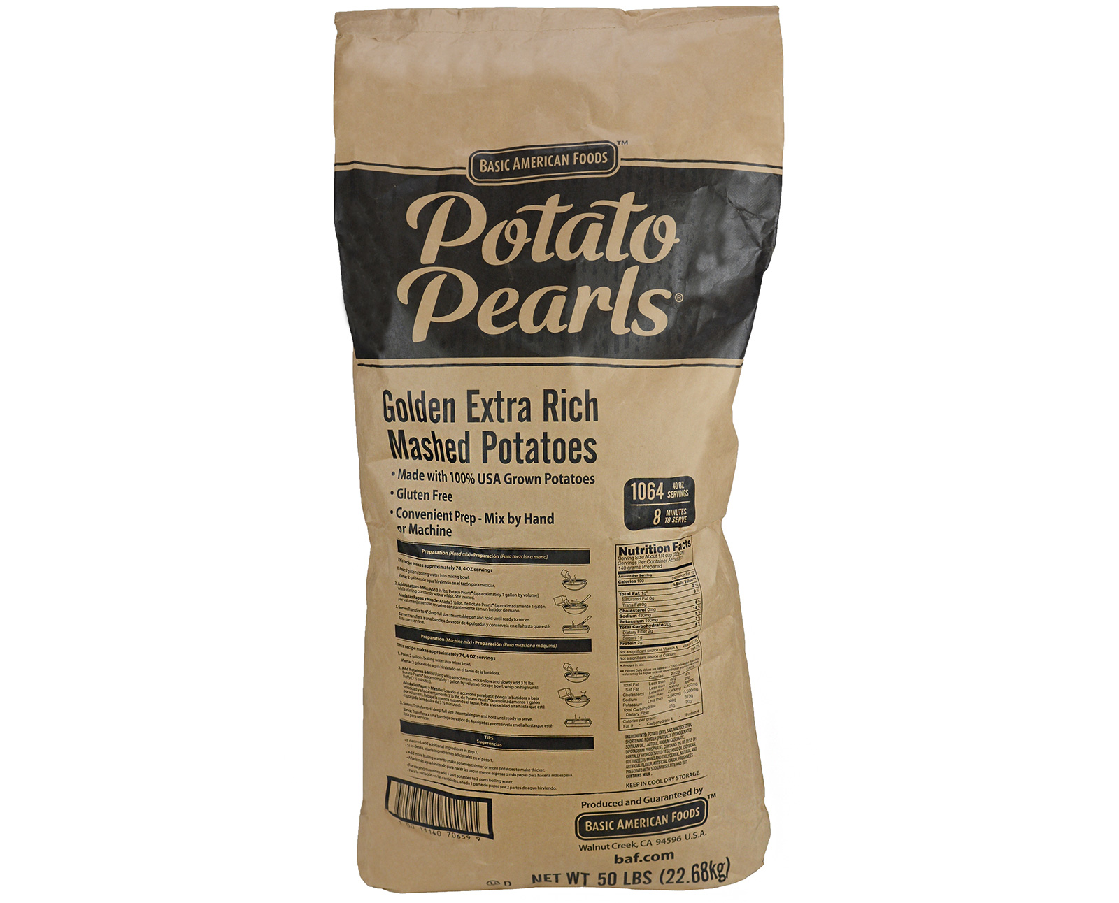 Potato Pearls® Golden Extra Rich Mashed Potatoes Basic American Foods